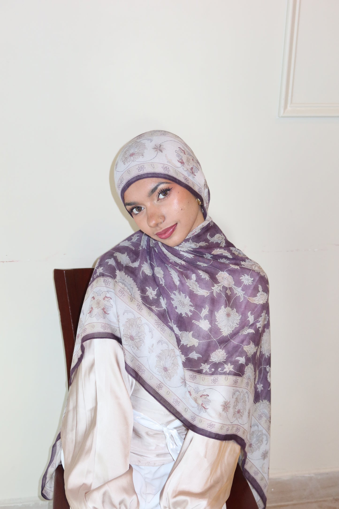 Plum Haze Pashmina