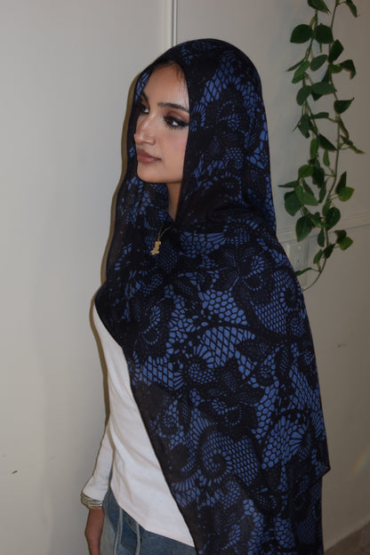 Blue Vintage Lace