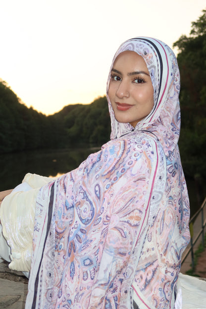 Lavender Rose Pashmina