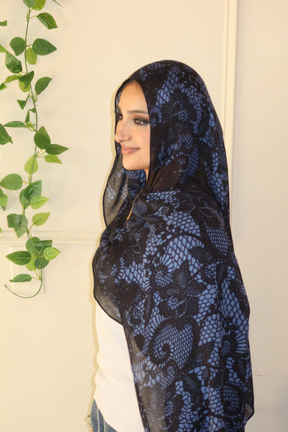 Blue Vintage Lace